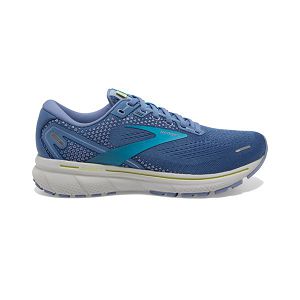 Brooks Ghost 14 Womens Road Running Shoes Blue/White | USA-VFG603259